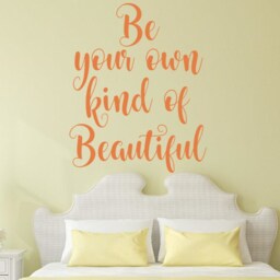 Be Your Own Kind Of Beautiful Wall Decal - Yourself Decor Hello Art Beautiful Decal - thumbnail 3