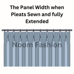 Extra Wide Triple Pinch Pleated Linen Sheer Curtains, Cafe Custom Size Curtain Panels For Living Room, Bedroom - thumbnail 4