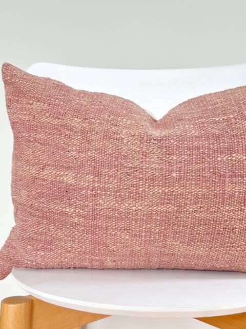 Brown Tribal Hemp Hand Woven Natural Dye Color Pillow Cover - image 1