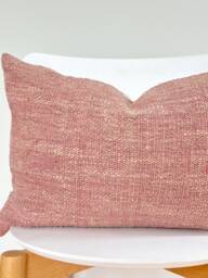 Brown Tribal Hemp Hand Woven Natural Dye Color Pillow Cover - thumbnail 1