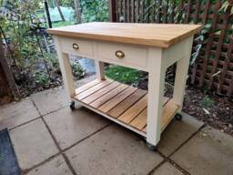 Handmade Oak Butchers Block Kitchen Island Slats - thumbnail 1