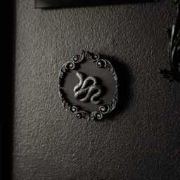Ornate Snake Gap Filler For Goth Gallery Walls/Handmade Gothic Wall Decor Witchy Dark Academia Gift Alternative Mini Sculpture - thumbnail 2