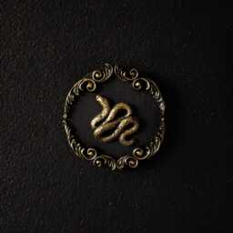 Ornate Snake Gap Filler For Goth Gallery Walls/Handmade Gothic Wall Decor Witchy Dark Academia Gift Alternative Mini Sculpture - thumbnail 3