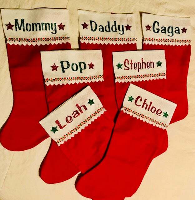 Personalized Christmas Stocking - image 1