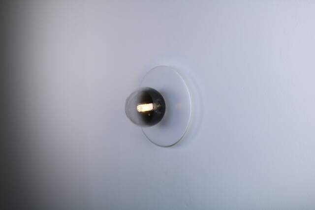 White Disc Wall Lighting - Sconce Globe Lamp Vanity Light Fixture, Sconce, Lamp, , Small - image 1