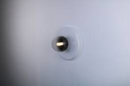 White Disc Wall Lighting - Sconce Globe Lamp Vanity Light Fixture, Sconce, Lamp, , Small