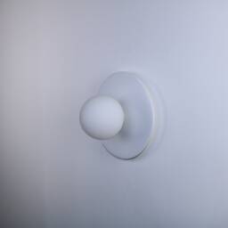White Disc Wall Lighting - Sconce Globe Lamp Vanity Light Fixture, Sconce, Lamp, , Small - thumbnail 3
