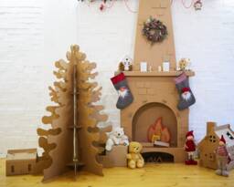 Digital File - Laser Cut 3D Christmas Tree 20 Inch Eco Friendly Xmas Dxf Ai PDF Crd Eps