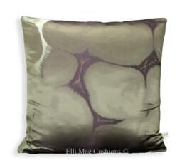 Contemporary Designer Purple Beige Fabric Sofa Throw Cushion Pillow Cover - thumbnail 1