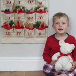Advent Calendar - Christmas Countdown With Pockets Fabric - thumbnail 3