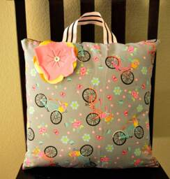 Summer Cycling Pillow Book Carrier - thumbnail 1
