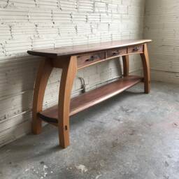 Walnut & White Oak Console - thumbnail 4