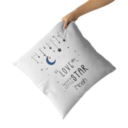 Gift For New Born Baby Personalised Cushion Keepsake Girls Boys Custom Pillow Christening Cushions Babies Nursery Decor Girl Boy - thumbnail 1