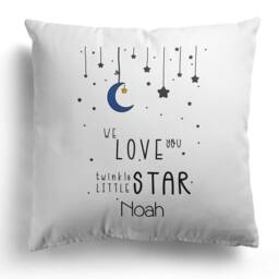 Gift For New Born Baby Personalised Cushion Keepsake Girls Boys Custom Pillow Christening Cushions Babies Nursery Decor Girl Boy - thumbnail 3