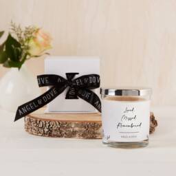 Loved Missed Remembered - Gift Boxed Remembrance Candle Sympathy With Lid - thumbnail 2