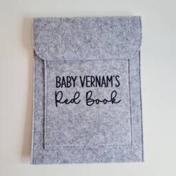 Personalised Pregnancy Notes Sleeve & Red Book - Baby Shower Gift New Mummy - thumbnail 4