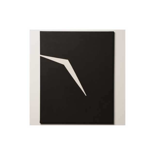 Original Modern Minimalist Painting On Canvas Art Wall Geometric Black & White Decor