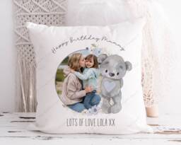 Photo Cushion, Cushion For Mum, Keepsake Gift Her, Mum Gift, Grandmother Wife Nanny - thumbnail 1