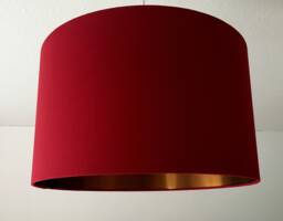 "Lampshade ""Wine Red Copper" - thumbnail 1