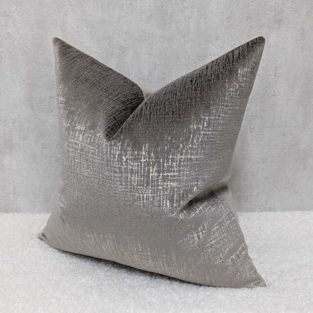 Osamu Mole Gold Luxury Cushion Cover - Designer Textured Pillow Mink Metallic Throw Sofa, Bed, Chair Made To Order - image 1