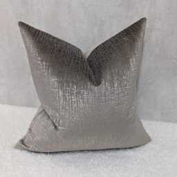 Osamu Mole Gold Luxury Cushion Cover - Designer Textured Pillow Mink Metallic Throw Sofa, Bed, Chair Made To Order - thumbnail 4