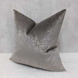 Osamu Mole Gold Luxury Cushion Cover - Designer Textured Pillow Mink Metallic Throw Sofa, Bed, Chair Made To Order - thumbnail 1
