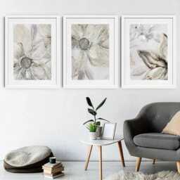 Blossom Blush Framed Art Print Trio - thumbnail 3