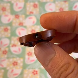 2 Hand Carved Boxwood Ojime Of Rat & Dog - thumbnail 4
