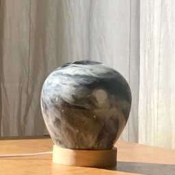 Galaxy Glass Lamp Led Night Light, Cosy Home Decor - thumbnail 3