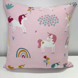 Reading Pillow/Cushion Pink Unicorns /Gifts Nursery Book Unicorn - thumbnail 3