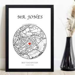 Personalised Teacher Appreciation Print Custom School Gift, End Of Year Thank You - thumbnail 2