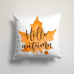 Fall Trend Cushion Cover/Pumpkin Pillow Cover/Fall Autumn Tree Sham/Halloween Decor/Gift For Her - thumbnail 2