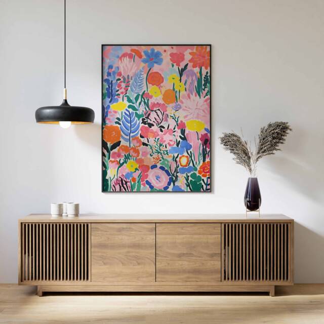 Henri Matisse Floral Print, Wall Art, Botanical Colourful Decor, Flower Poster - image 1