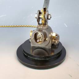 Industrial Articulated Task Lamp, Edl Bandit, Restored & Upcycled Antique Factory Machinist Lighting - thumbnail 3