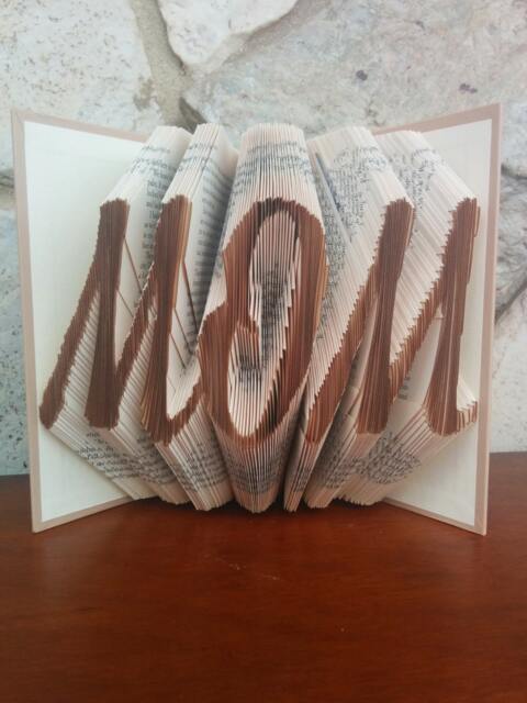 Mom - Folded Book Art Fully Customizable, Mom, Mother's Day - image 1