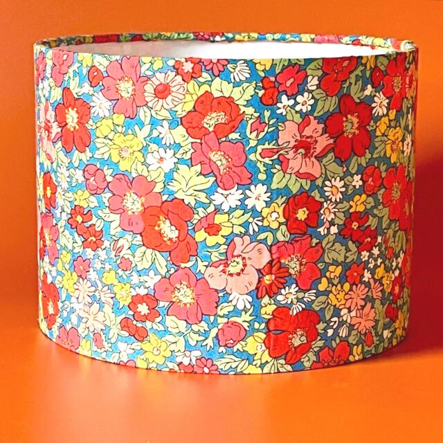 Liberty Lampshade/Ceiling Light Cosmos Flowers Fabric. Sizes 40cm 30cm 20cm. Ideal For Bedside Table Floor Lamp & Pendant - image 1