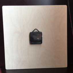 Laser Engraved Wood Cat Clock Plywood Wall Decor, Gift For Lovers - thumbnail 4