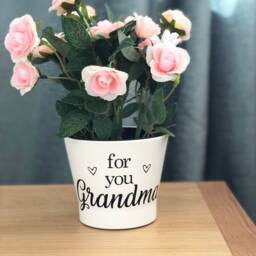 "Personalised Flower Plant Pot ""For You Grandma" - thumbnail 2