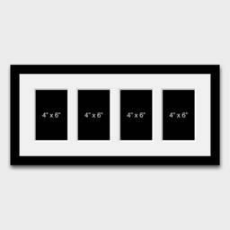 "Multi Photo Picture Frame Holds 4 6""x4" - thumbnail 1