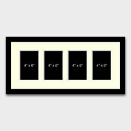 "Multi Photo Picture Frame Holds 4 6""x4" - thumbnail 2