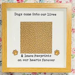 Dog Or Cat Frame - Current Memory Can Be Personalised Scrabble Art Photo Present Lover Pet - thumbnail 3