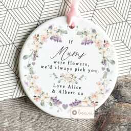 Personalised If Grandmas Mums Nannas Aunties Moms Mams Nanny Granny Were Flowers Mother's Day Gift Home Linen Style Cushion Birthday - thumbnail 4