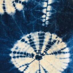 Wall Hanging, Indigo Hanging, Shibori Wall Hanging ???indigo Tapestry ???living Room Decor, Hand-Spun Cotton, Customize - thumbnail 2