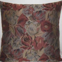 "Floral Decorative Pillow Cover-In 24""x24" - thumbnail 2