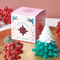 Personalised Christmas Tree Candle - thumbnail 2