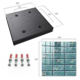 Turquoise Marble Wall Mounted Key Cabinet, Industrial Box, Modern Textures, For Lovers Of Interiors - thumbnail 4