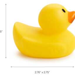 Personalized Rubber Ducky Baby Bath Toy With Heat Sensor Personalised - thumbnail 2