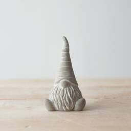 Rustic Cement Garden Gnomes Gonks 10cm & 14 cm Indoor Or Outdoor - thumbnail 2