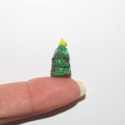 Miniature Christmas Tree Dollhouse Tree Dollhouse Decor Miniatures Doll House Christmas Decoration 1 - thumbnail 1