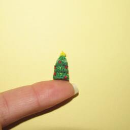 Miniature Christmas Tree Dollhouse Tree Dollhouse Decor Miniatures Doll House Christmas Decoration 1 - thumbnail 2
